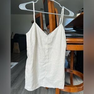 Linen Tank Top - Club Monaco - XS